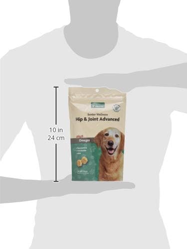 NaturVet Senior Dog Wellness Hip & Joint Advanced Plus - 120 Soft Chews