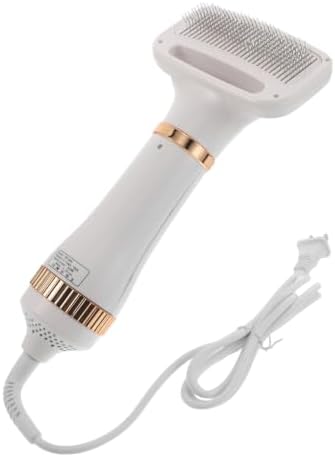 Zerodeko Pet Hair Dryer 2-in-1 for Dogs and Cats with Brush and Blow Function, Portable Abs Material, 300w Fast Drying Performance, Quiet Operation, Suitable for Home and Salon Use, US Plug
