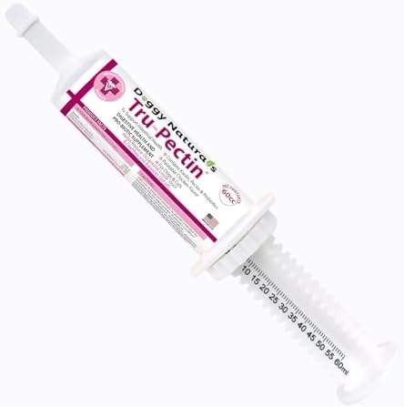 Tru-Pectin Anti-Diarrheal Oral Paste for Dogs & Cats – Chicken Liver Flavor –Helps Reduce Occasional Loose Stool & Diarrhea, Balance Gut pH, Support Normal Digestion & Gut Flora -Made in USA- 60cc