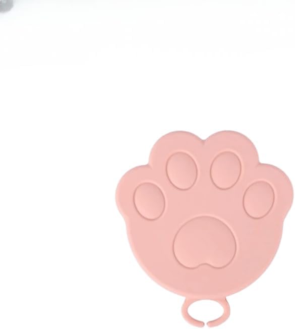 Silicone Pet Food Can Lids, Airtight Cat Food Can Covers for Wet (PINK)