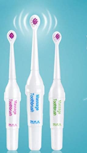 Pet Electric Toothbrush,Dog Electric Teeth Cleaner Massage Toothbrush with 3 Replaceable Head