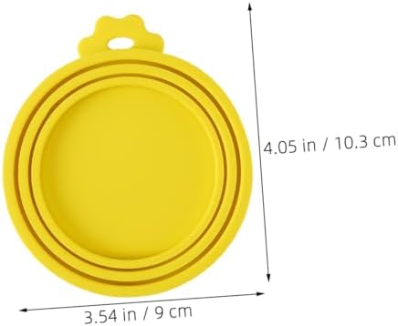Cabilock 6pcs Silicone Can Lids for Pet Food Storage Dog Cat Can Versatile for Yogurt Soda - Easy to Fit for Kitchen Essentials