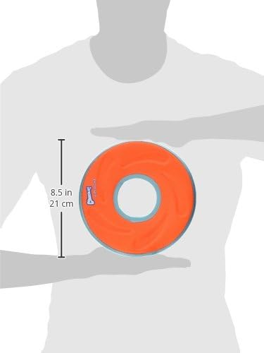 Chuckit! Amphibious ZipFlight Floating & Flying Disc Dog Toy, Medium, 8.5in, Assorted Colors