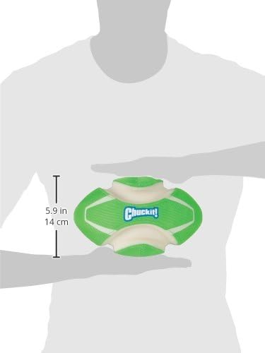 Chuckit! Max Glow Fumble Fetch Dog Football Dog Toy (Pack of 6)
