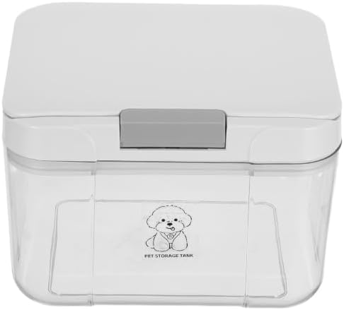 Airtight Pet Food Storage Container 2.9l Visibility Box with Easy One-hand Opening Seal for Home and Kitchen Use