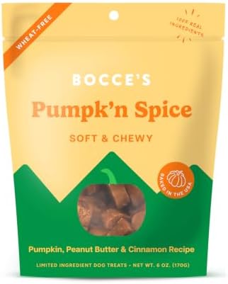 Bocce's Bakery Pumpk'n Spice Soft Dog Treat + Probiotic Supplement Bundle
