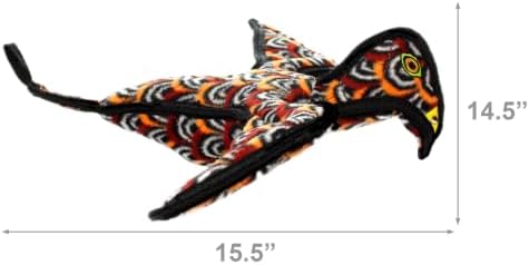 TUFFY® : 2 Pack Vulture Dog Toy: Ultra Durable Plush Toy with Multiple Layers & Reinforced Seams, Washable and Floats, Original Construction