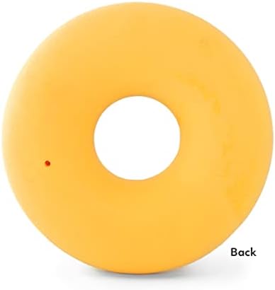 ZippyPaws ZippyTuff Dog Chew Toy Puppy Teething Toys - Blueberry Donut | Durable Rubber Chew Ring Toy, Tough & Squeaky Toys for Small, Medium, & Large Dogs, Flexible TPR Material