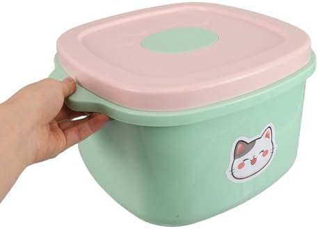 NUOBESTY Airtight Pet Food Storage Bucket with Lid 5l Plastic Dog Cat Food Container Vacuum Seal for Home Kitchen Organization