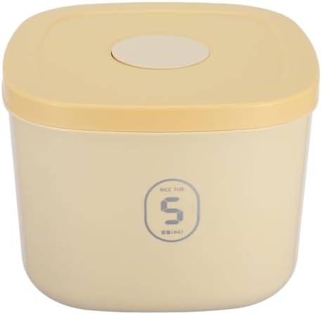 Small Airtight Dog Food Container and Cat Food Bin, Small, Yellow
