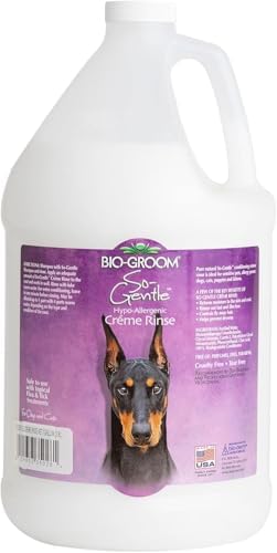 Bio-Groom So-Gentle Hypoallergenic Dog Conditioner - Tearless, Dog & Cat Bathing Supplies, Puppy Wash for Gentle Skin, Cruelty-Free, Made in USA, Tear-Free Products - 1 Gallon