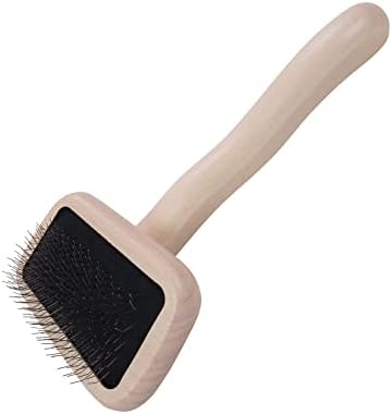 Chris Christensen Karben I Slicker Brush for Dogs, Small, Stainless Steel, Brown