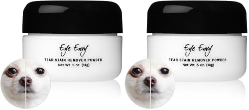 Eye Envy Tear Stain Remover Powder for Dogs and Cats, 0.5 oz (Pack of 2)