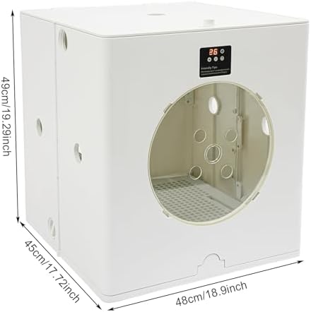 Automatic Folding Pet Drying Box, Cat Hair Dryer Box, Freestanding Pet Omni-Directional Ultra Silent Quick Drying Box
