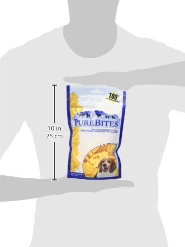 PureBites Cheese Single Ingredient Freeze Dried Dog Treats, 4.2 oz