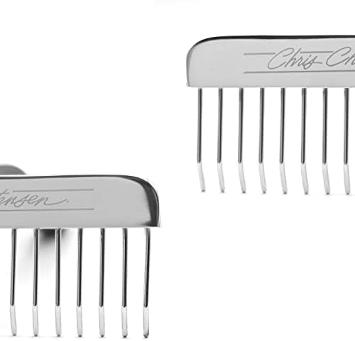 Chris Christensen Grooming Bundle, 4 in, Stainless Steel, Silver