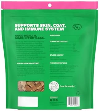 Get Joy Freeze Dried 100% Beef Liver Dog Treats, 16oz | Single Ingredient Organ Meat, High Protein Raw Dog Food Topper, Snack & Training Rewards | Grain Free, Gluten Free, Filler Free