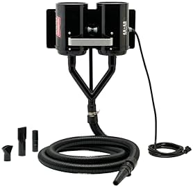 METROVAC Air Force Twin Turbo TT-2X4 Dual Motor Dog Hair Dryer | High Velocity Pet Grooming Blower Wall-Mounted 8.0 HP USA
