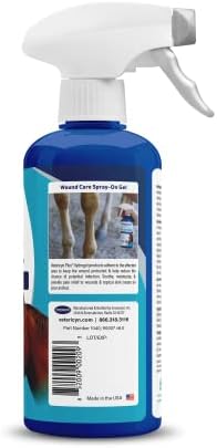Vetericyn Plus All Animal Wound Care Hydrogel Spray | Healing Aid and Wound Protectant, Sprayable Gel to Relieve Dog, Cat, Horse Itchy Skin, Safe for All Animals. 16 ounces