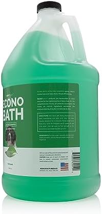 Bark2Basics Econo Bath Dog Shampoo, 1 Gallon - Ultra Mild, All Natural Ingredients, Gently Cleans and Moisturizes, Adds Shine to Coat, Fresh Scent
