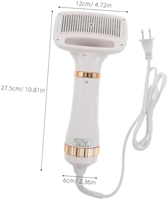 Portable Pet Hair Dryer with Adjustable Temperature and Comfortable Noise Control, 300w Abs Material Dog and Cat Grooming Blow Dryer for Home and Salon Use