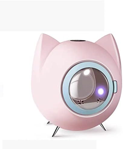 Pet Drying Box Cat Dryer Household Silent Dog Bath ArtifacAutomatic Water Blower (Pink)