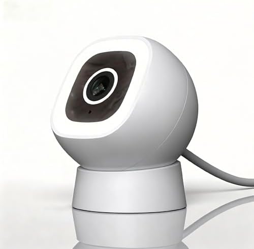 Smart Indoor/Outdoor WiFi Home Security Camera 2K 3MP, Removable Magnetic Head, 360° Adjustable Webcam/Monitor w/ Full-color Night Vision & Phone App Alerts, IP66-rated Waterproof, 2 Way Audio