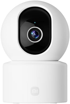 XIAOMI Smart Camera C302, 2K/3MP Indoor Security Camera, Physical Lens Shield, AI Human/Pet/Baby Cry Detection, 360° View, Full-Color Night Vision, Wi-Fi 6, Works w/Alexa & Google Assistant, 1pack