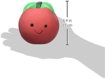 Petface Latex Tomato Soft Chew Dog Toy, Large | Durable Latex, Built-In Squeaker, for Fetch, Engaging Playtime
