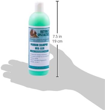 Nature's Specialties Aloe Premium Ultra Concentrated Dog Shampoo Conditioner for Pets, Makes up to 2 Gallons, Natural Choice for Professional Groomers, Herbal Aloe Infused Formula, Made in USA, 16 oz