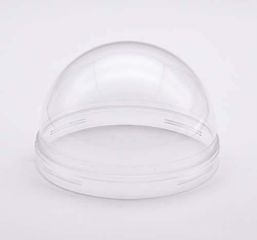 JMX Acrylic/PC CCTV Replacement Clear Camera Dome Cover Security Camera Housing Pet Dog Fence Window Skylight Window (4.2 Inches, Transparent)