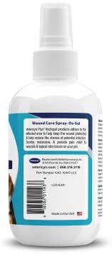 Vetericyn Plus Dog Wound Care Hydrogel Spray | Healing Aid and Wound Protectant, Sprayable Gel to Relieve Dog Itchy Skin, Safe for All Animals. 3 Ounces