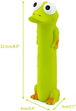 CHIWAVA 3PCS 9" Squeaky Latex Dog Toy Standing Stick Animal for Medium Dogs | Puppy Fetch Interactive Play for Small Medium Dog,Indoor & Outdoor Training Toys,Assorted Colors