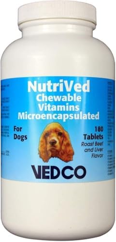Vedco NutriVed Chewable Vitamins for Dogs 180 Tablets