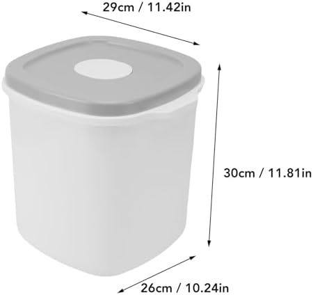 HEEPDD Sealed Dog Food Storage Container, 6L, grey