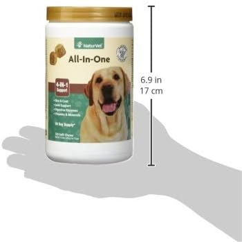 NaturVet All-in-One Dog Supplement Daily Multivitamin - 120 Soft Chews