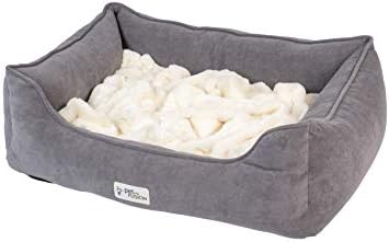 PetFusion Calming Cuddler Anti-Anxiety Dog and Cat Bed for Small Dogs