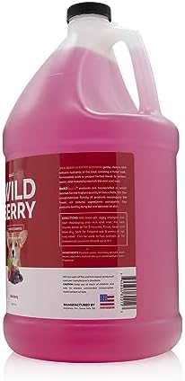 Bark2Basics Wild Berry Dog Shampoo, 1 Gallon | Unique Herbal Blend, Finest Natural Ingredients, Handcrafted, Soap-Free & Cruelty-Free, Protects and Nourishes Skin and Coat