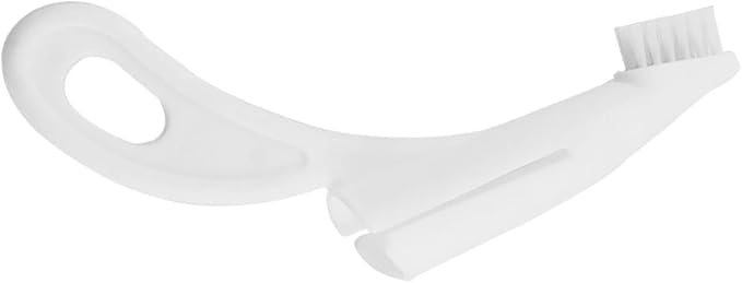 Dog Tooth Brush, Cat Toothbrush, Nylon Remove Finger Toothbrush for Dogs Dog Finger Toothbrush for Small & Large Pet (White)