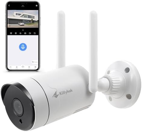Kittyhok 3MP Wireless Security Camera Outdoor/Indoor, 2K Security Camera