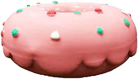 Latex Donut Dog Toy (Pink)