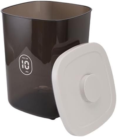 Pet Food Storage Bin, 10L, Brown