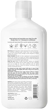 Hempz Petz, Shampoo, Citrus Orange & Red Raspberry, 17 oz. | Botanical formula cleanses while helping add fullness and shine