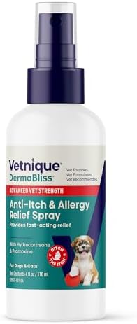 Vetnique Glandex Anal Gland Chews & Dermabliss Dog Anti-Itch Spray Bundle