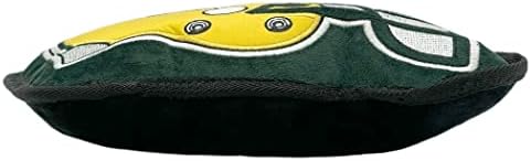 The 1st Ever Tough but Smooth Dog Toy NFL Green Bay Packers Football Helmet Tough Pet Toy. A Premium Quality Doggie Toy with Built-in Squeaker. Sports Fans Favorite Chew Toy