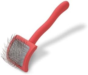 Chris Christensen Baby G Dog Slicker Brush for Dogs (Goldendoodles, Small, Coral
