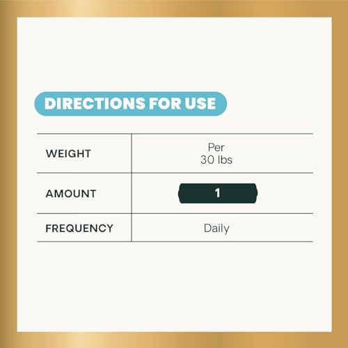VetriScience Scoot Control Chews for Dogs, Duck, 40 Count
