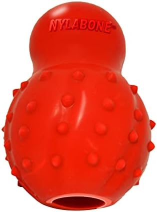 Nylabone Strong Chew Rubber Stuffable Cone Treat Toy, Bacon Flavor, Large | Durable rubber dog toys, long lasting, durable material, encourages healthy chewing, helps clean teeth, for dogs up to 50 lbs