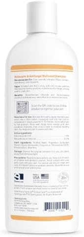 Veterinary Formula Clinical Care Antiseptic & Antifungal Shampoo, 16 oz | Medicated formula helps alleviate scaly, greasy and red skin; free from parabens, dyes and soap