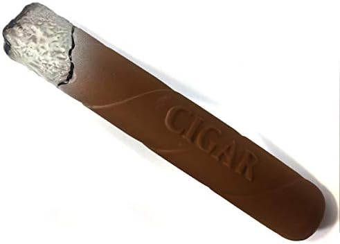 Squeaky Latex Dog Toy Cigar 6" for Small Dogs